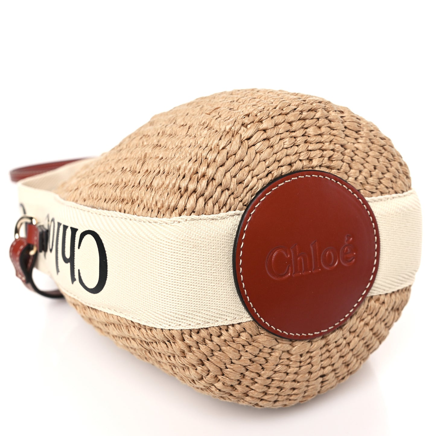 Natural Woven Fiber Small Woody Basket