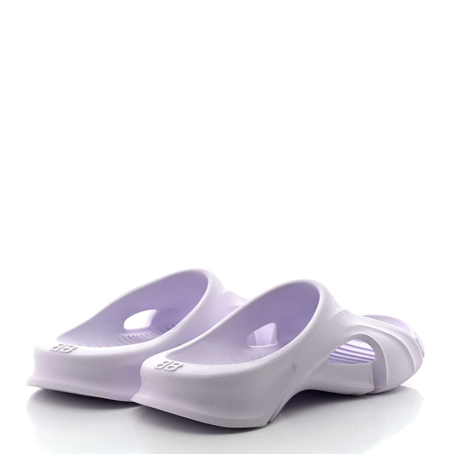 Rubber Mens Mold Slide Sandals 42 Lilac