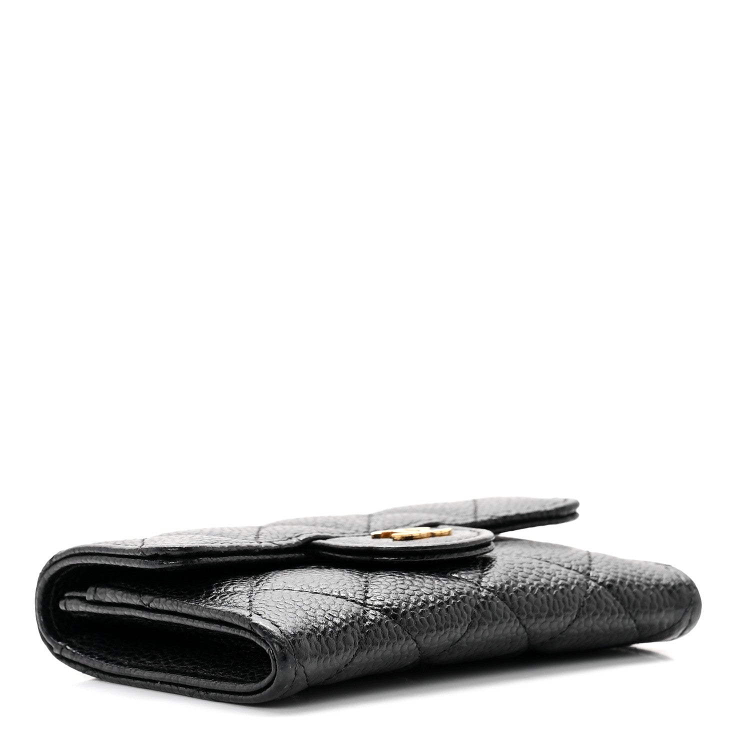 Chanel Caviar Quilted Flap Card Holder Black 3 of 8