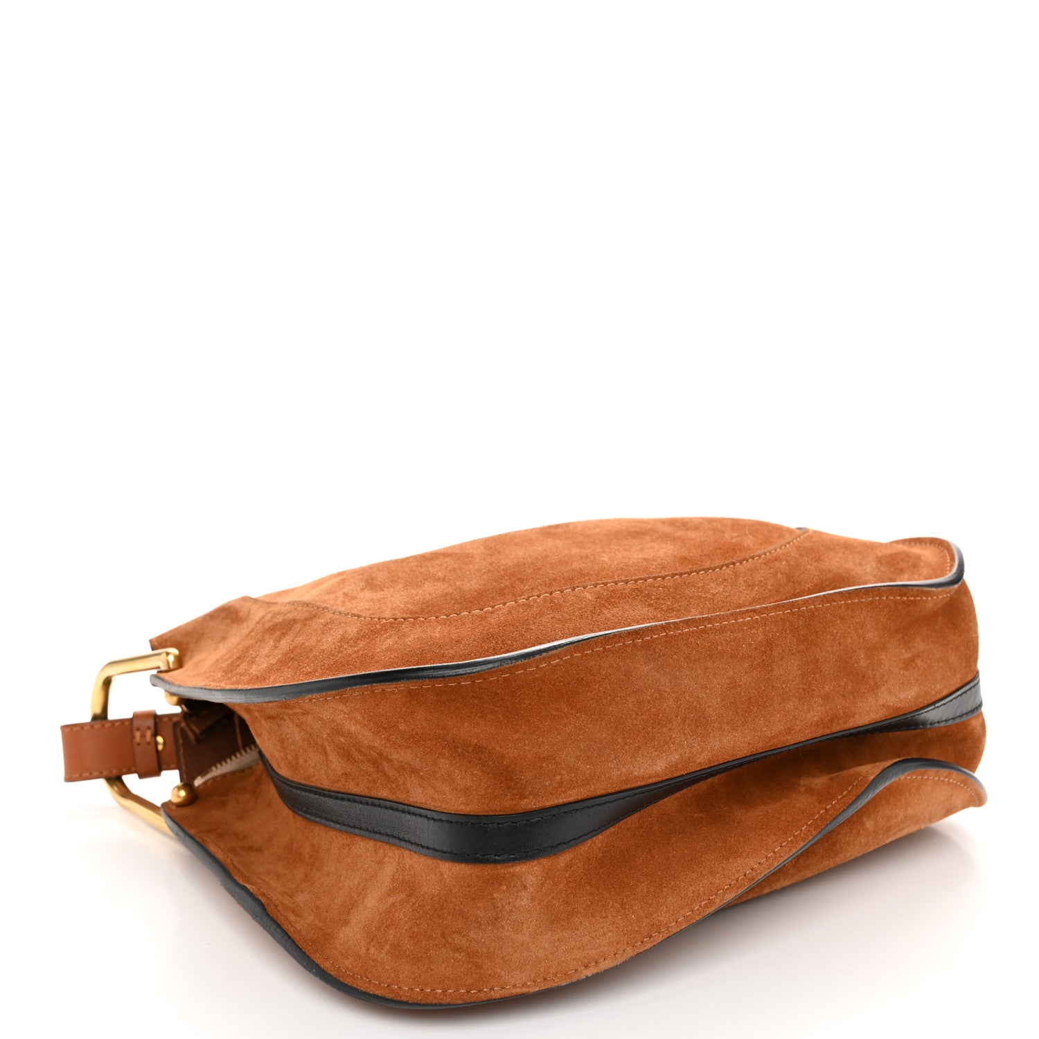 Chloe Suede Small Hayley Hobo Caramel 4 of 12