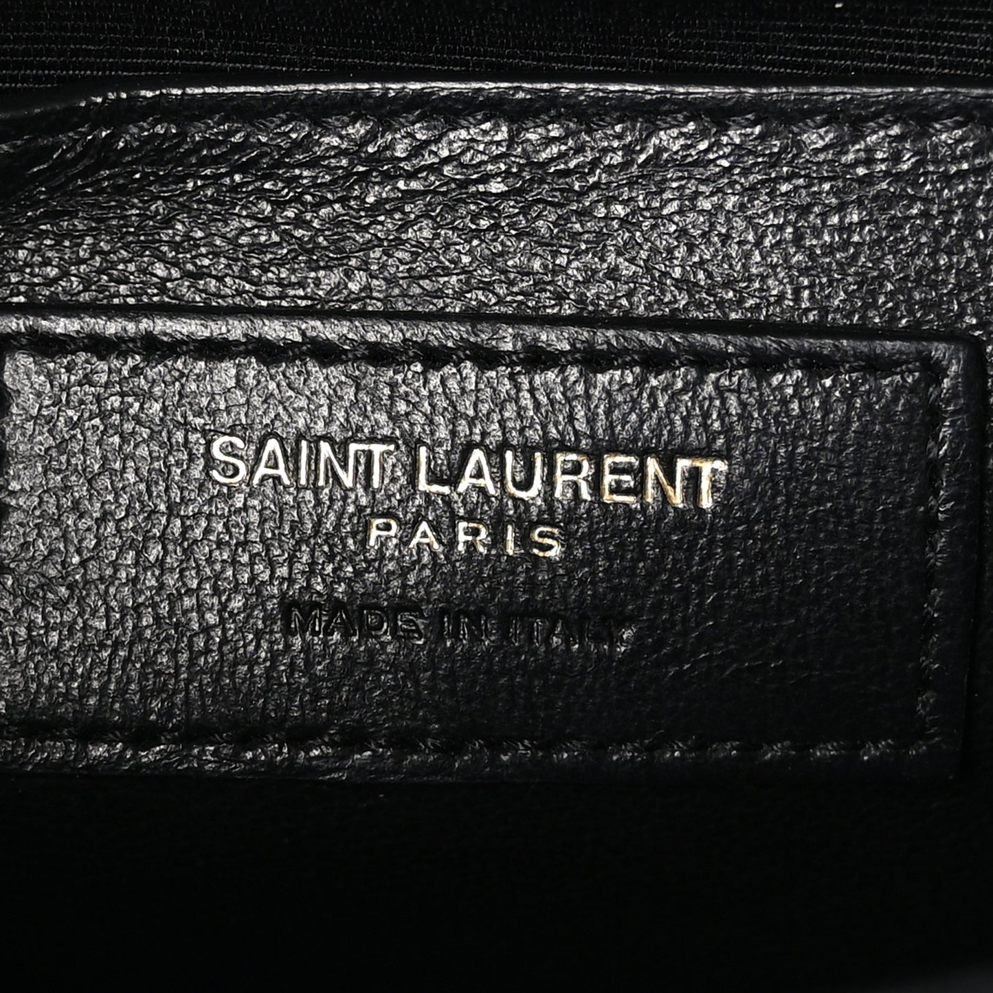 Grain De Poudre Medium Classic Monogram Kate Satchel Black