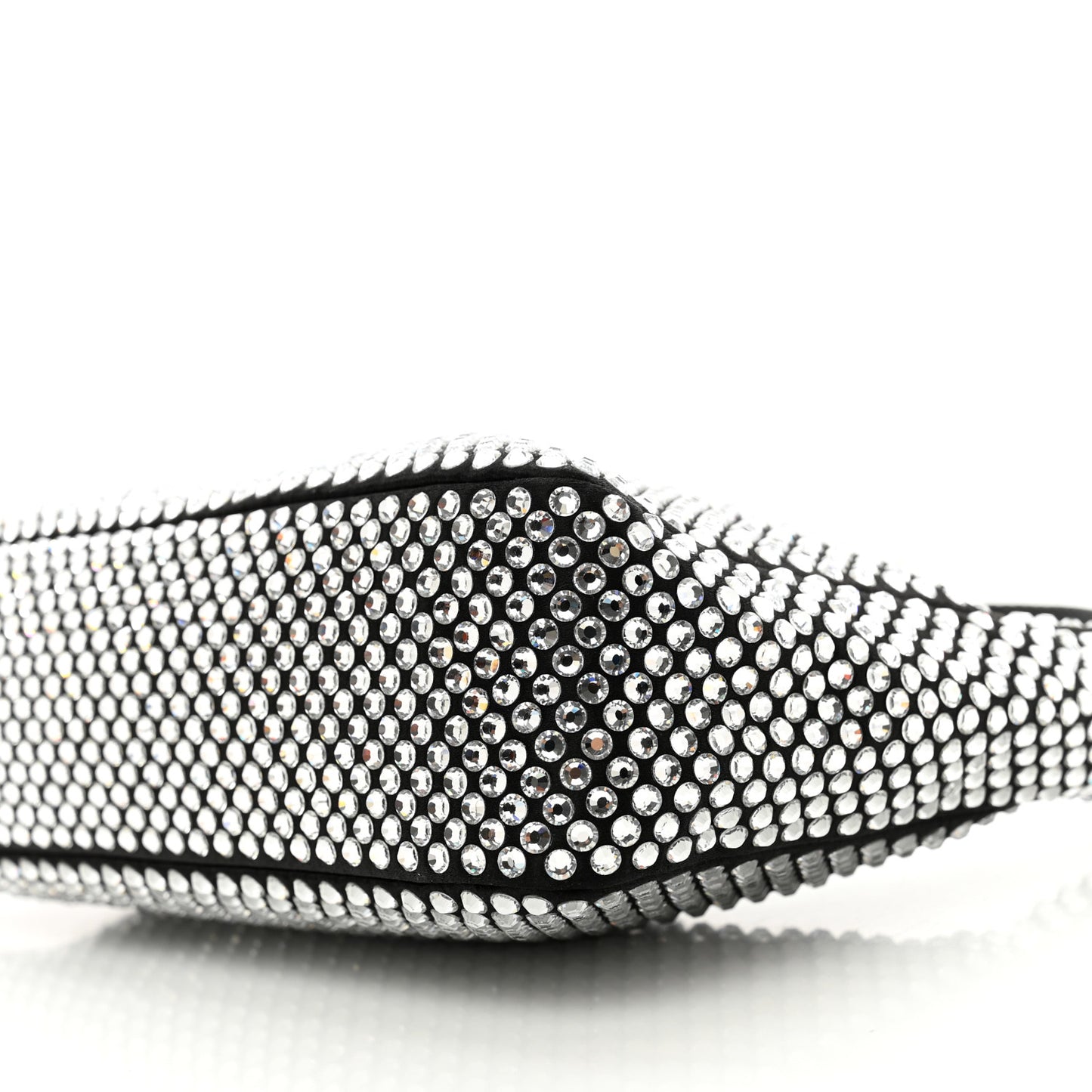 Satin Crystal Mini Re-Edition 2000 Bag Cristal