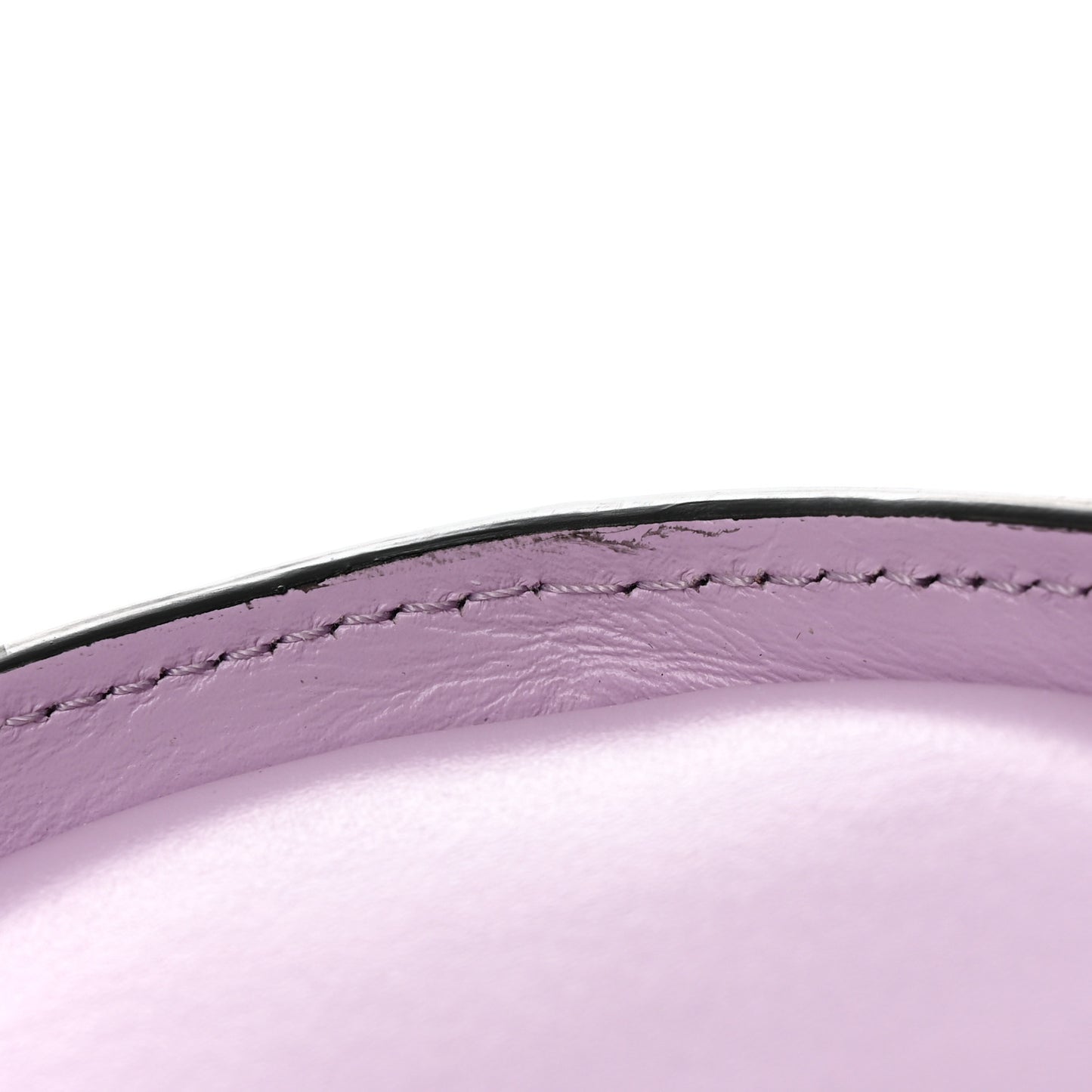 Calfskin The Curve Small Shoulder Bag Lilac