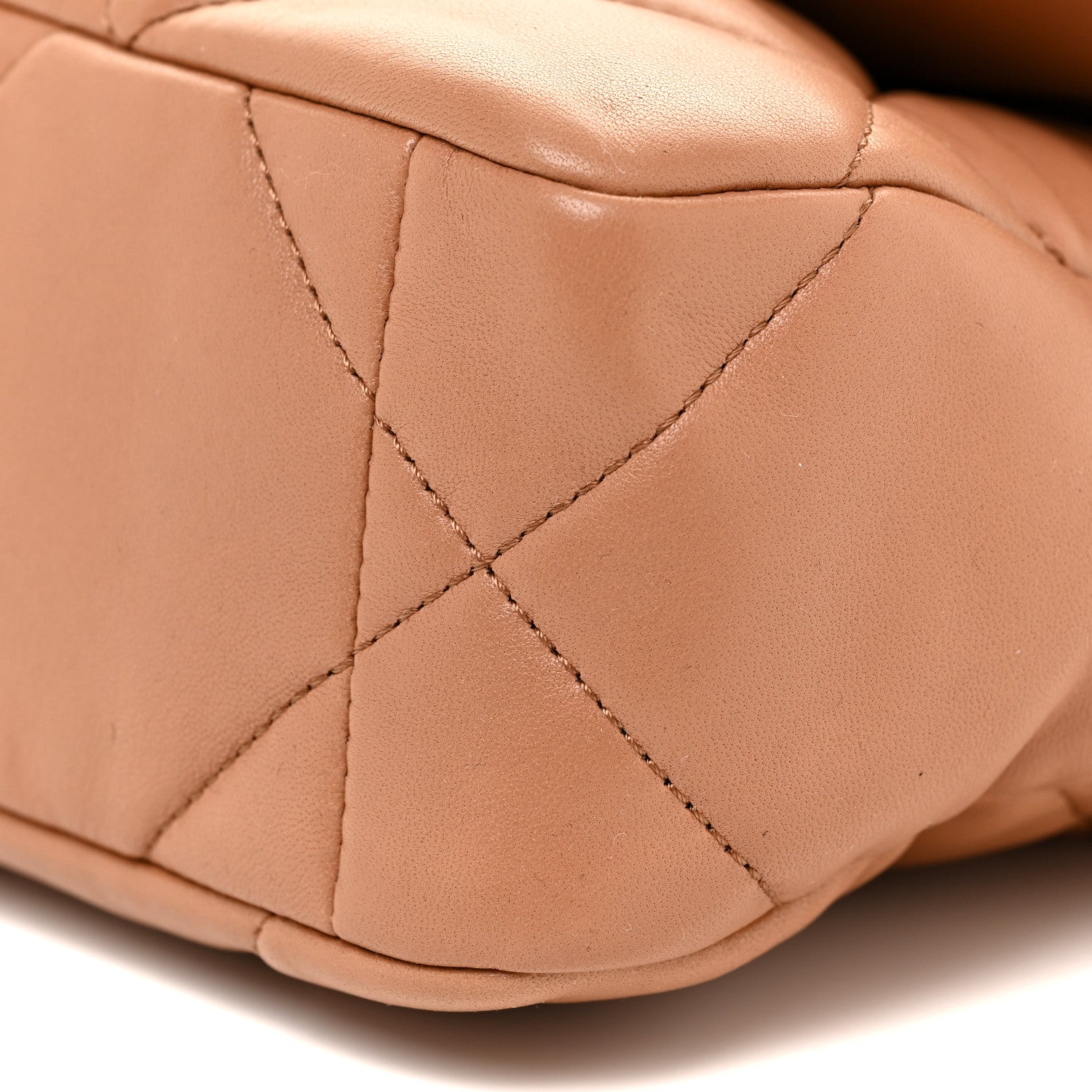 Chanel Lambskin Quilted Medium Chanel 19 Flap Brown 10 of 13