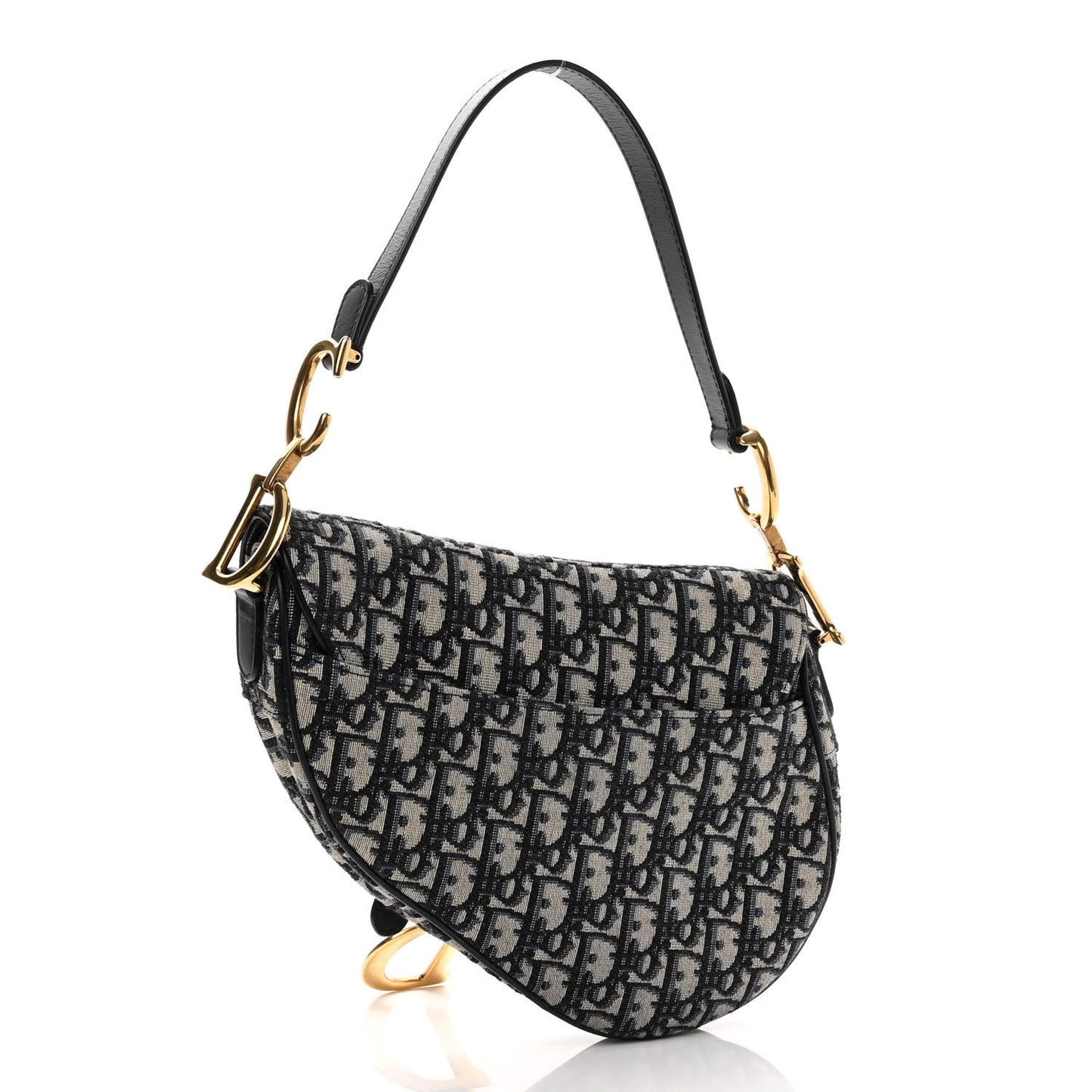 Oblique Saddle Bag Blue