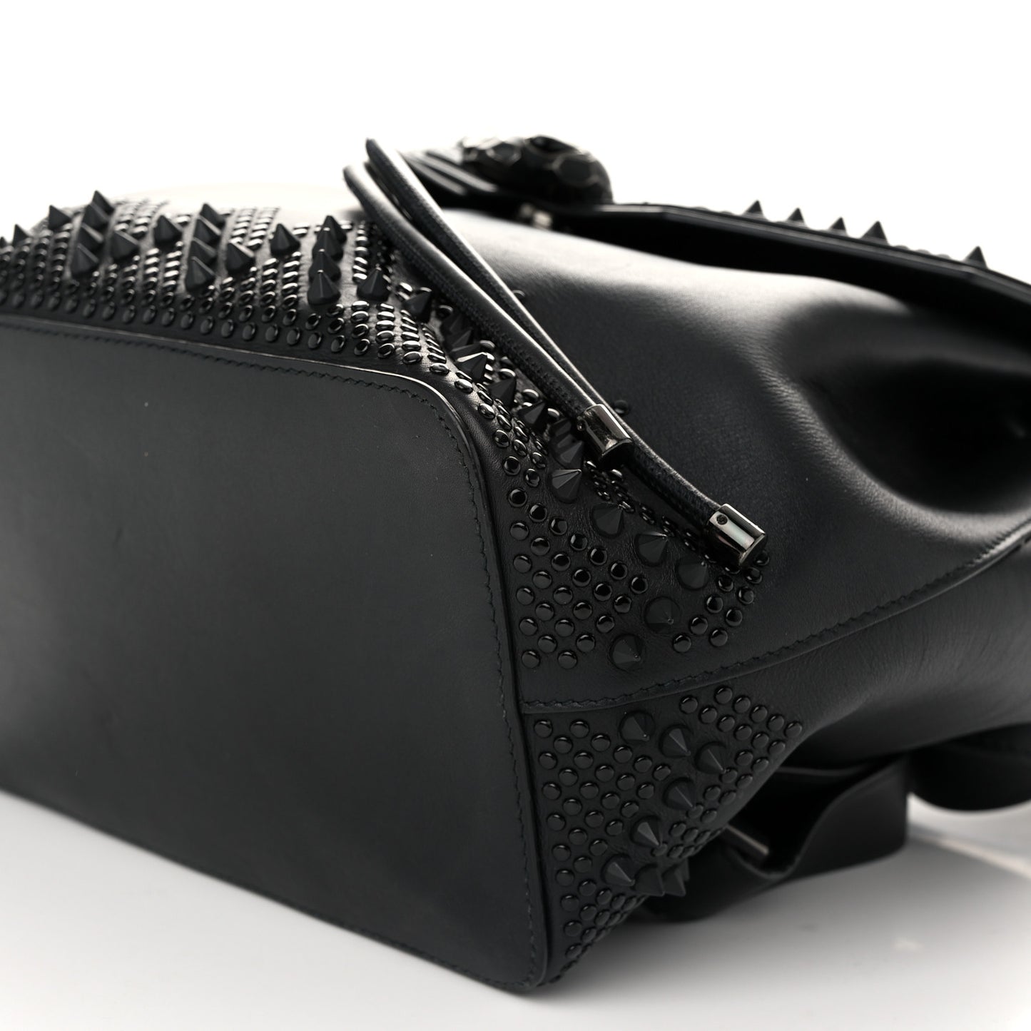 X NICHOLAS KIRKWOOD Calfskin Studded Serpenti Forever Backpack Black