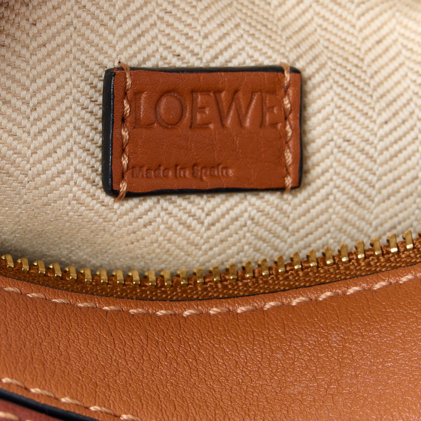 Calfskin Mini Puzzle Bag Tan Medium Pink