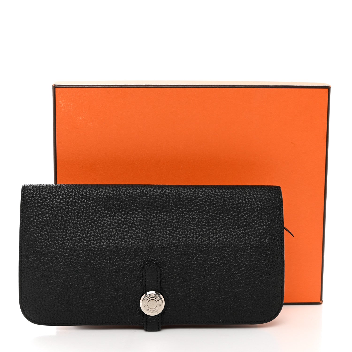 Hermes Togo Dogon Recto Verso Wallet Black 8 of 8