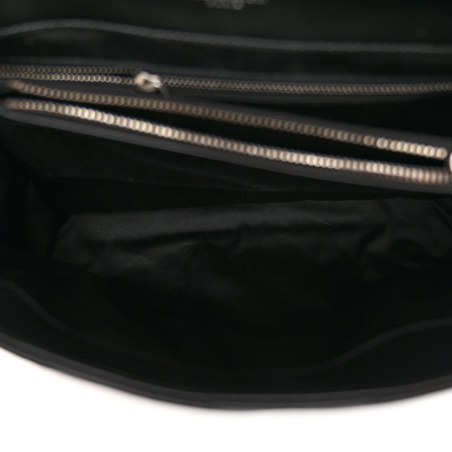 Calfskin Y Quilted Monogram Medium Loulou Chain Satchel Black