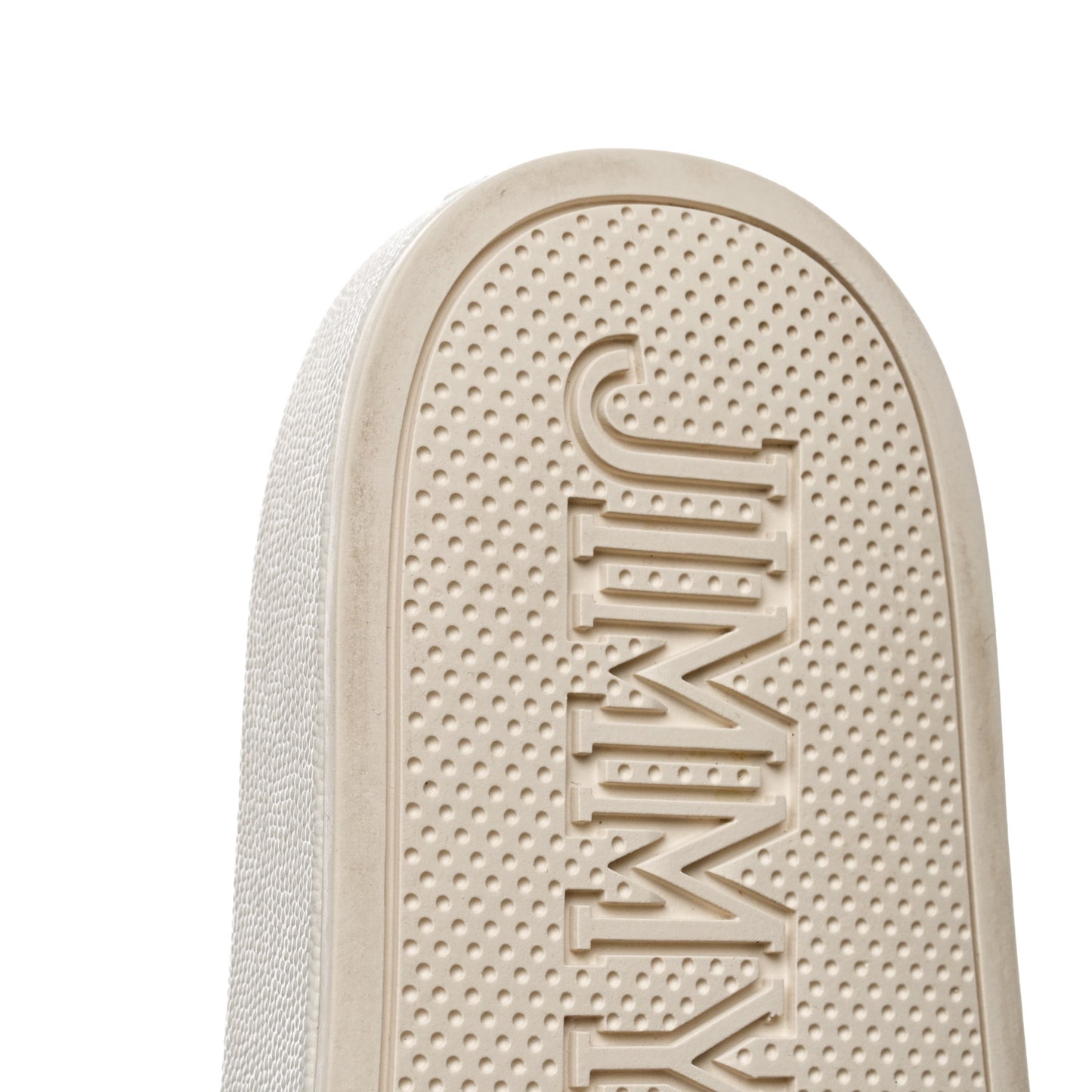 Canvas Pearl Embellished Fitz Slide Sandals 39 Silver