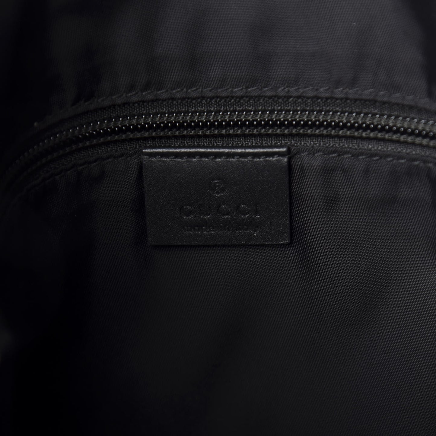 GG Supreme Monogram Web Messenger Bag Black