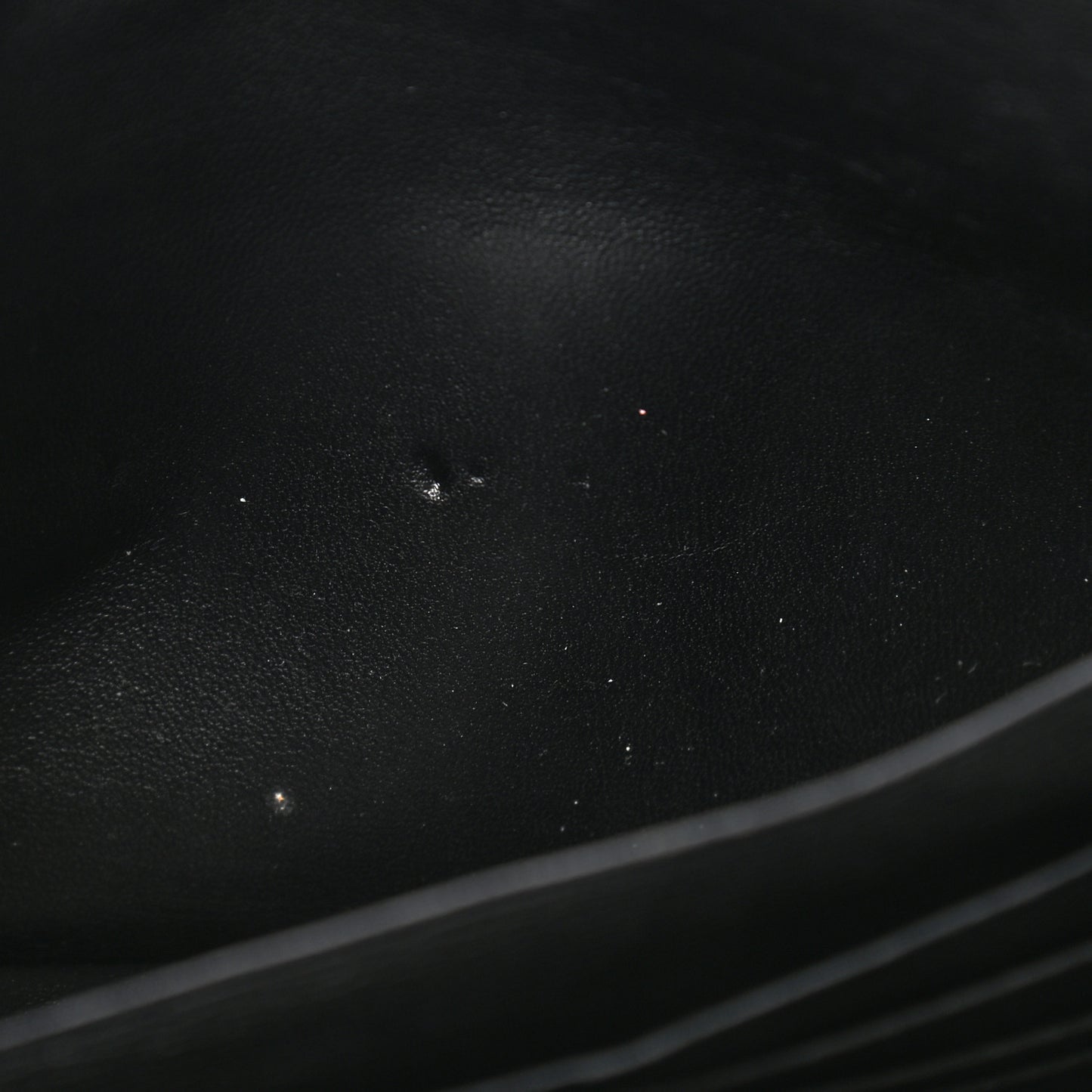 Shiny Alligator Constance Long Wallet Black