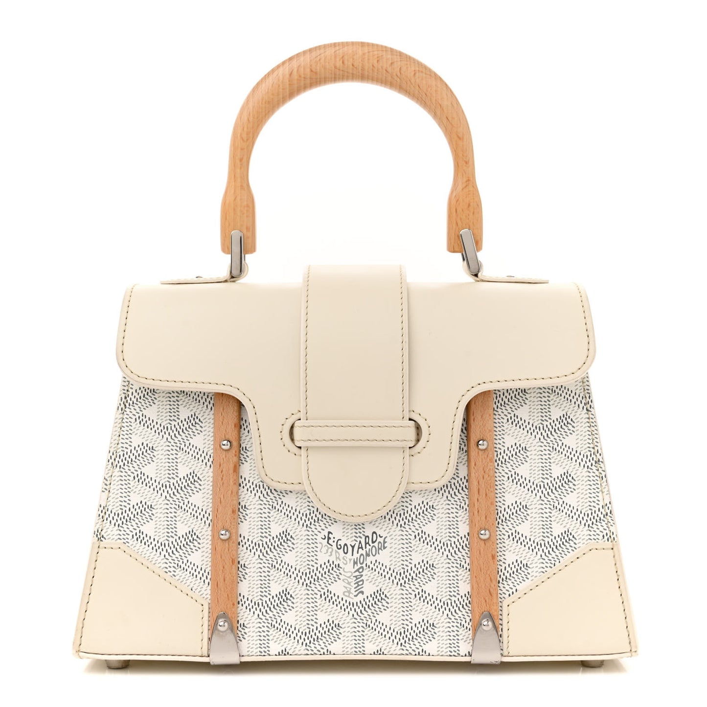 Goyardine Structure Mini Saigon White