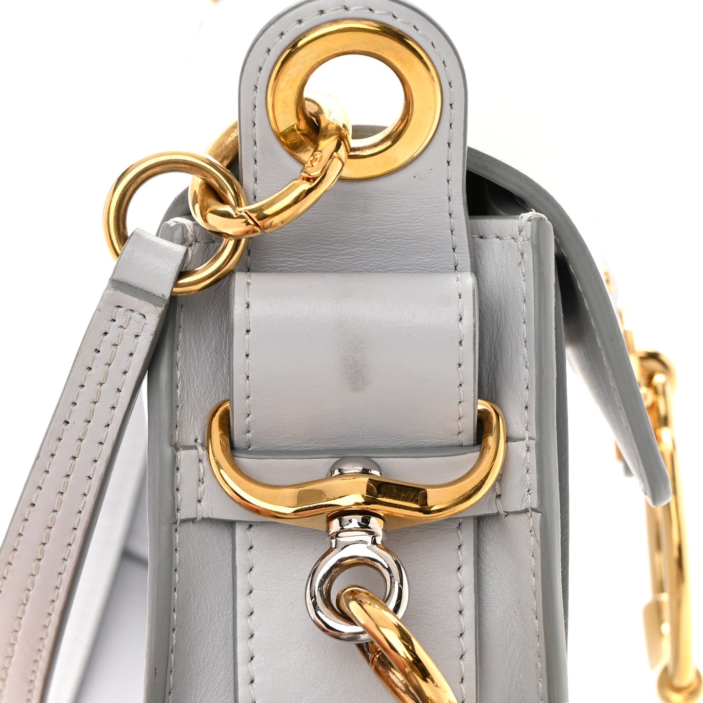 Calfskin Small Tess Bag Light Cloud