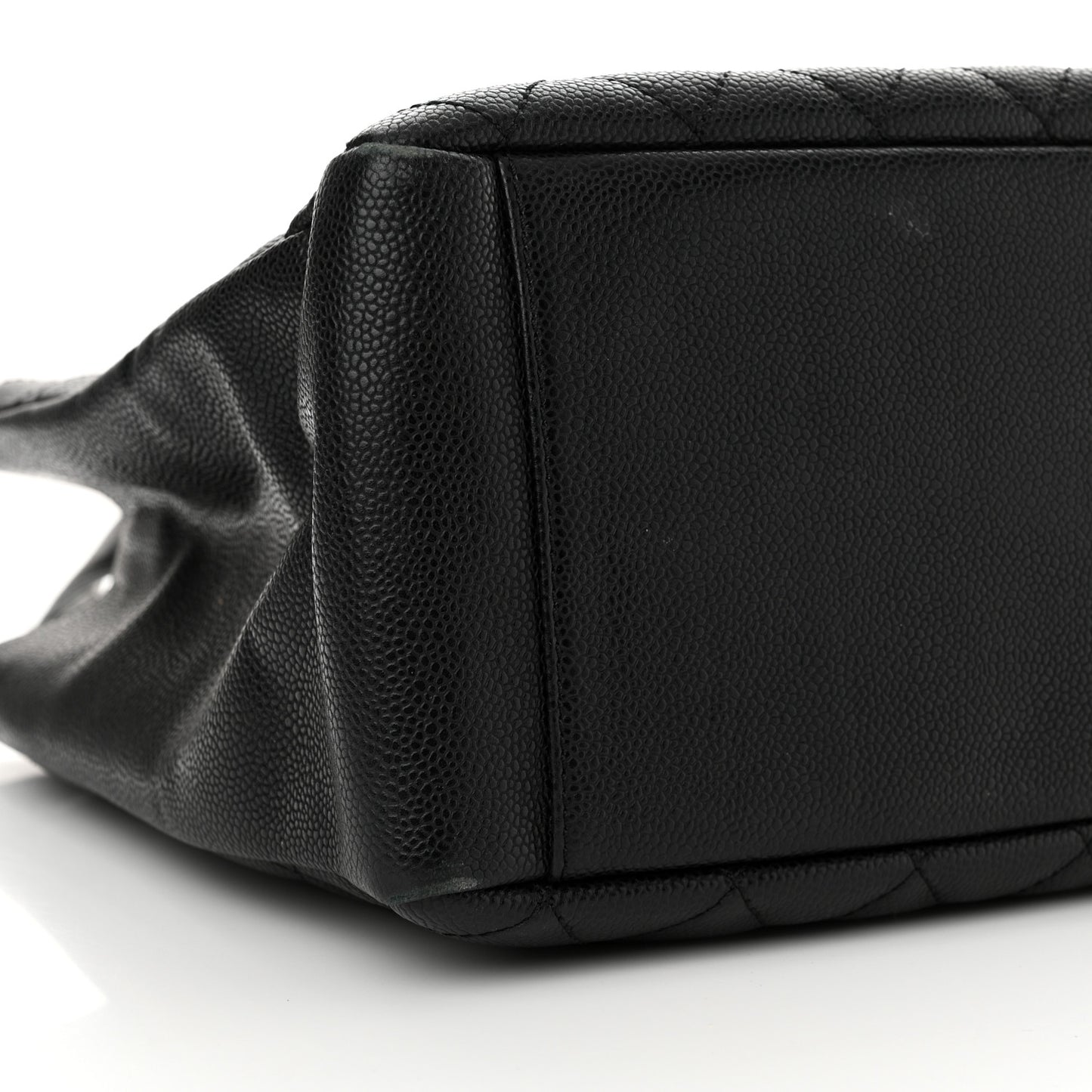 Caviar Quilted Grand Shopping Tote GST Black