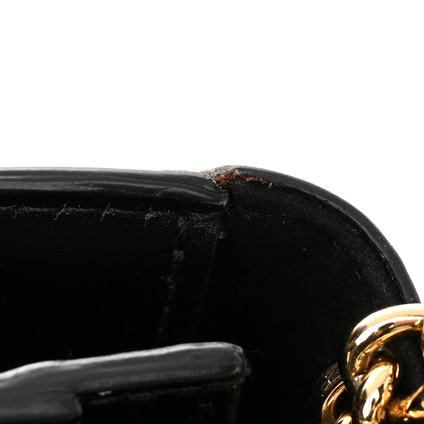 Calfskin Chain Louise MM Black