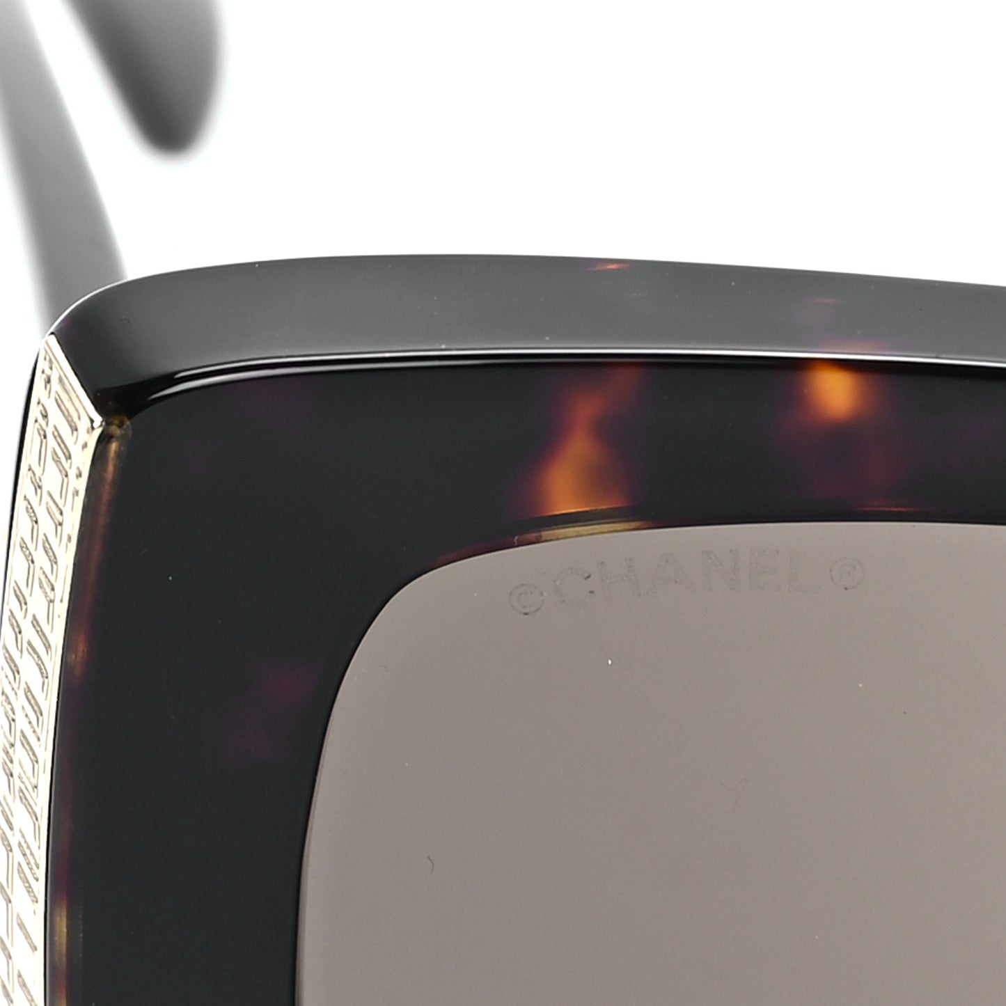 Acetate Rectangle Sunglasses 5435 Tortoise