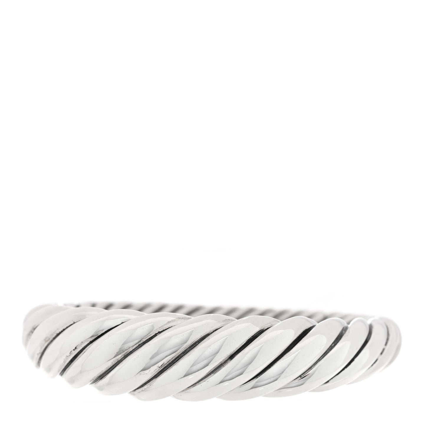 Sterling Silver 17mm Pure Form Cable Bracelet