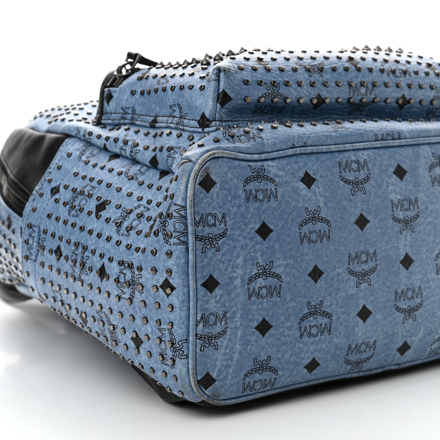 Visetos Studded Medium Backpack Blue