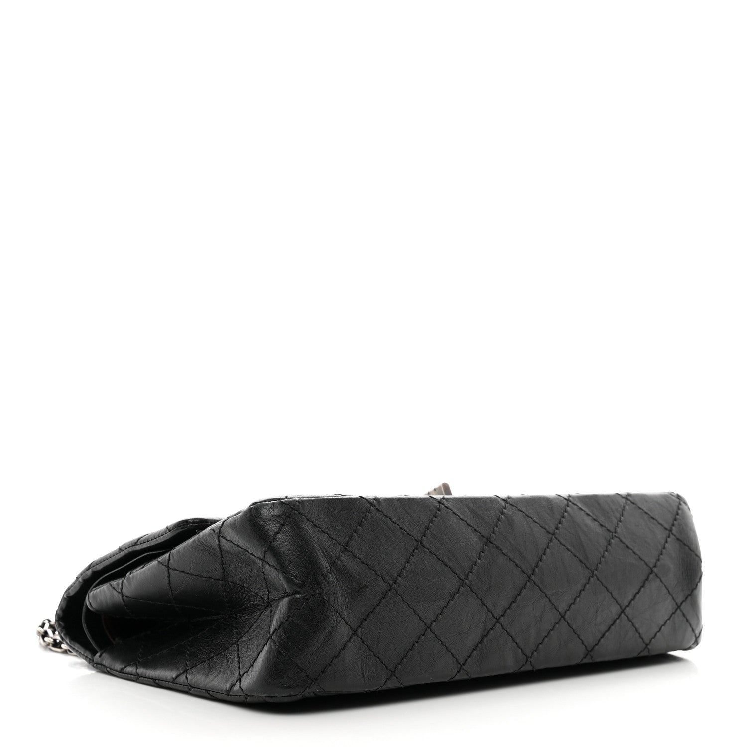 Chanel Aged Calfskin Quilted 2.55 Reissue 225 Flap Black 4 of 13