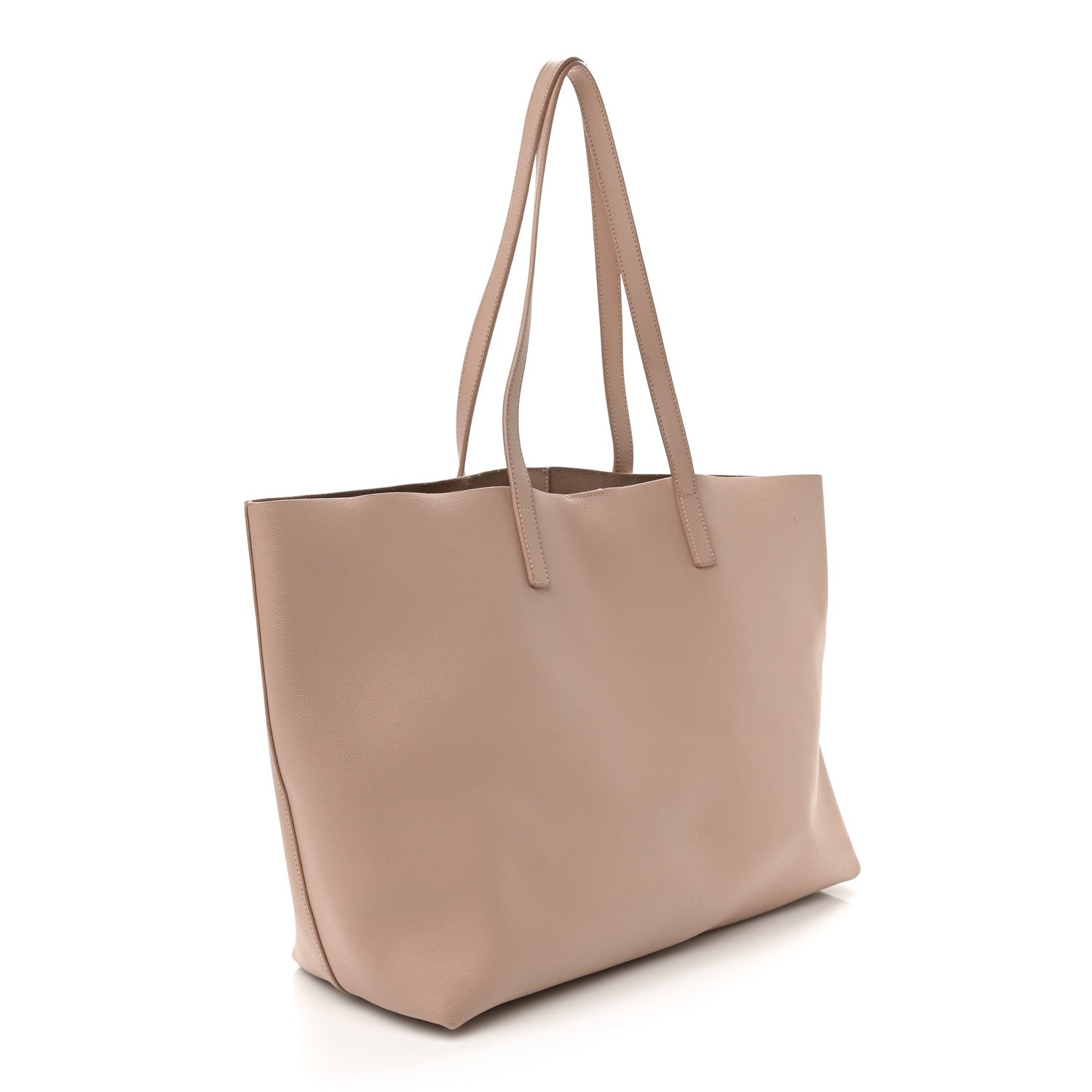 Saint Laurent Calfskin Large Shopping Tote Pale Blush 3 of 18
