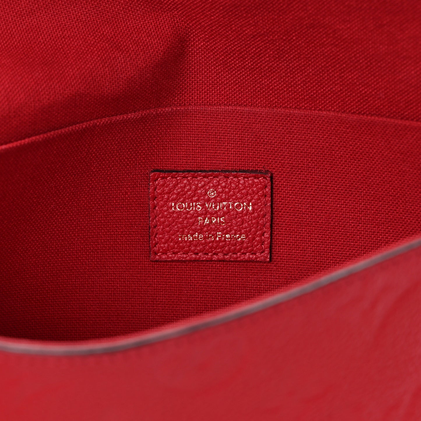 Empreinte Pochette Felicie Chain Wallet Cherry