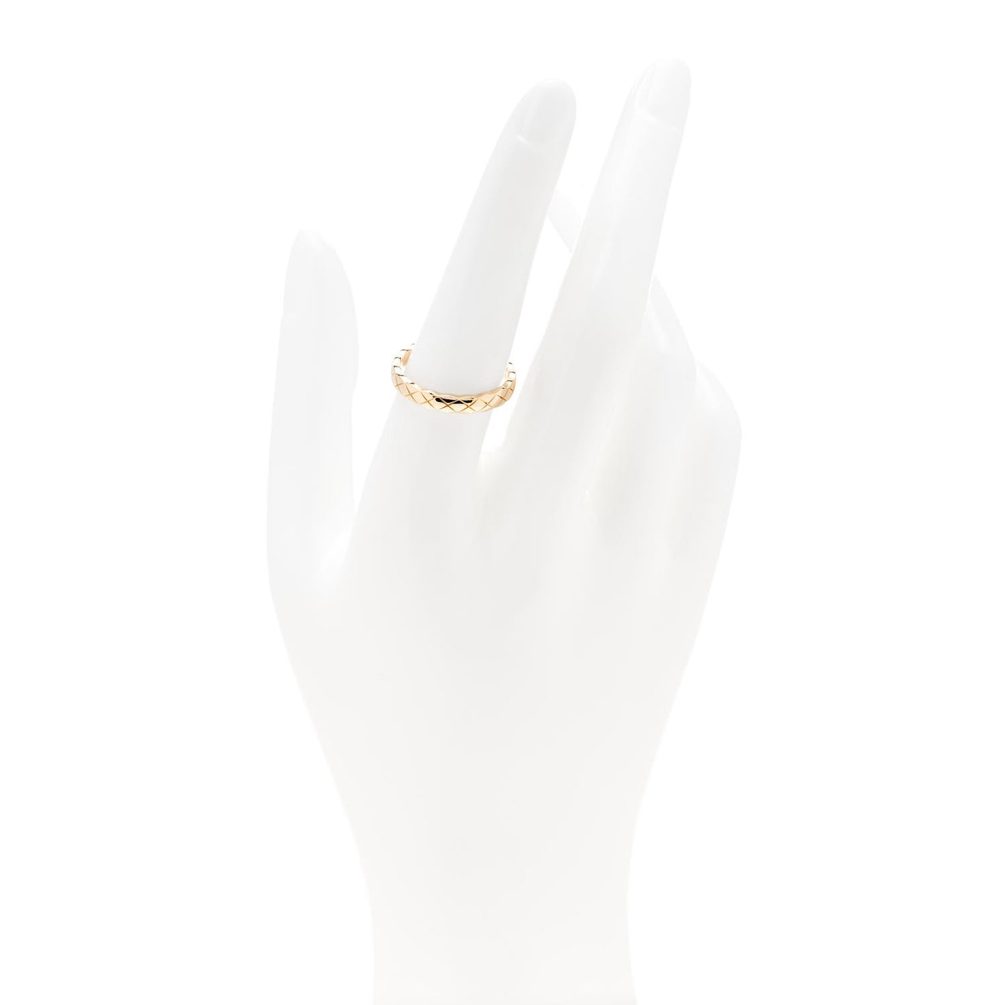 18K Yellow Gold Mini Coco Crush Ring 56 7.5