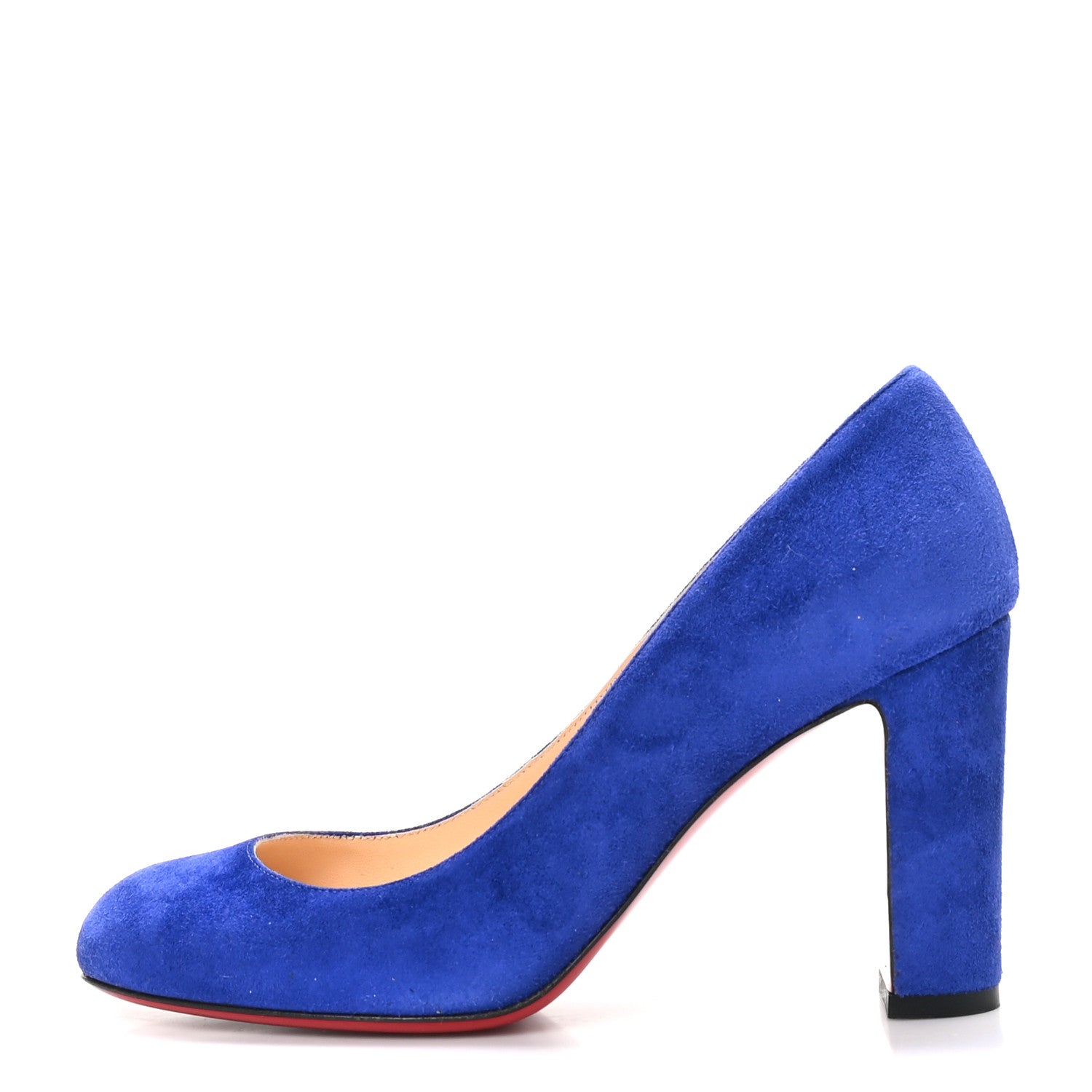 Christian Louboutin Veau Velours Cadrilla 70 Pumps 37 Atlantic