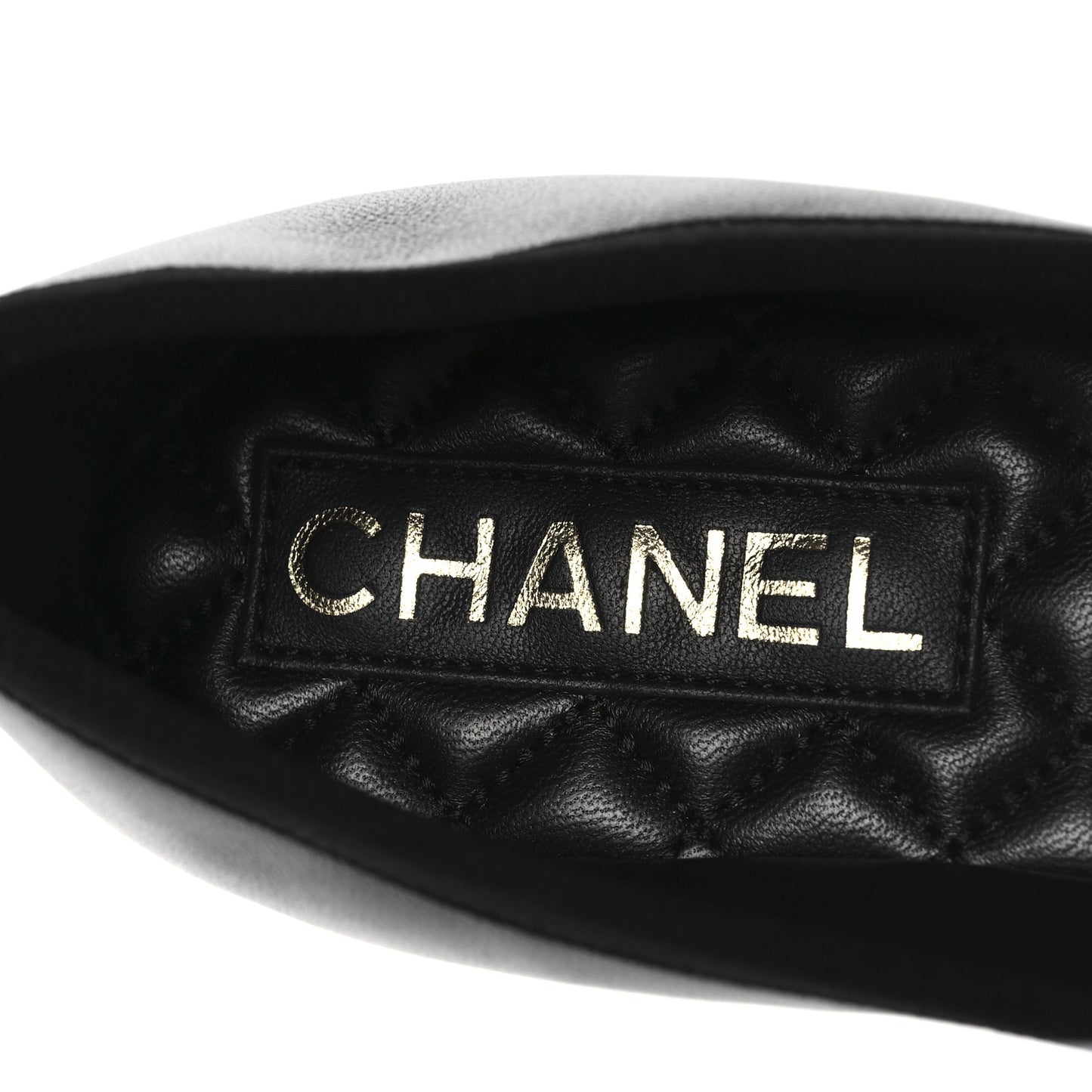 Lambskin Mary Jane Flats 37.5 Black