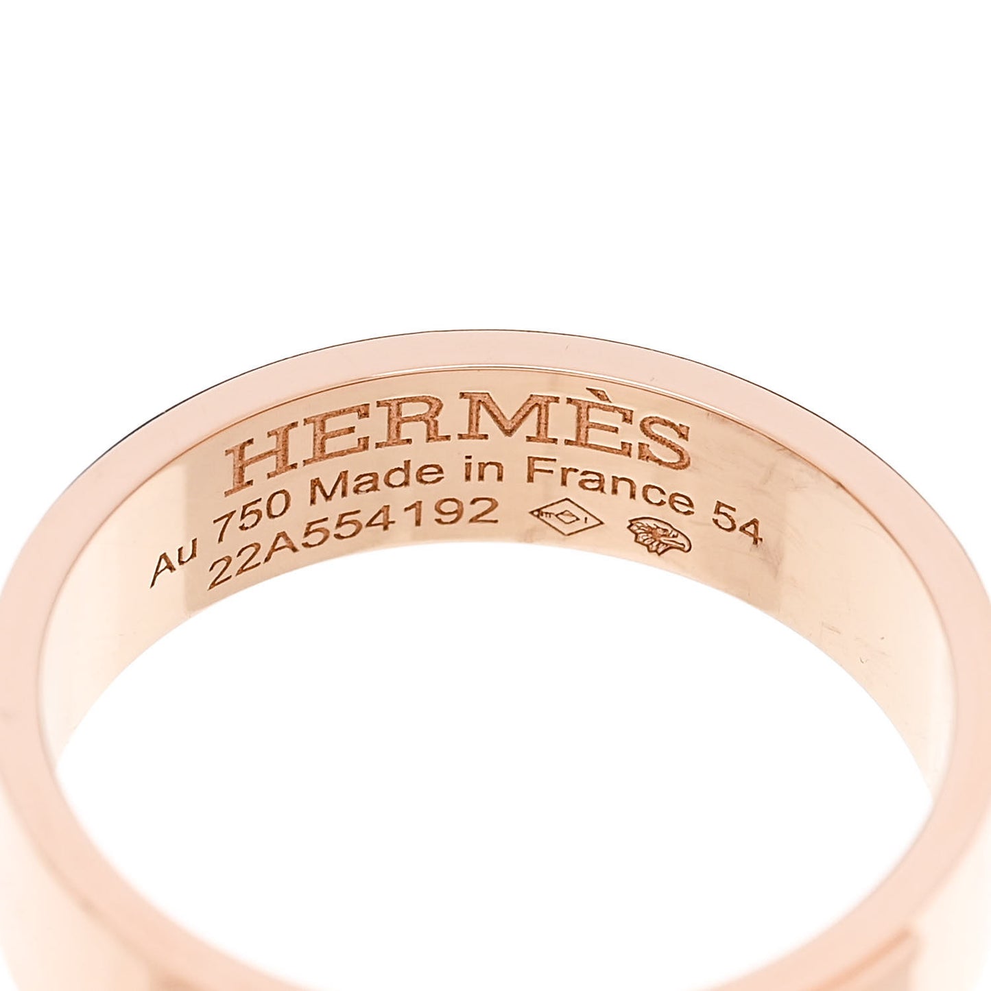 18K Rose Gold Diamond PM Kelly Ring 54 7