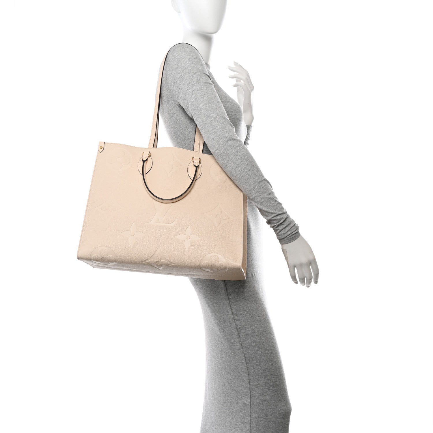 Louis Vuitton Empreinte Monogram Giant Onthego GM Creme 2 of 10