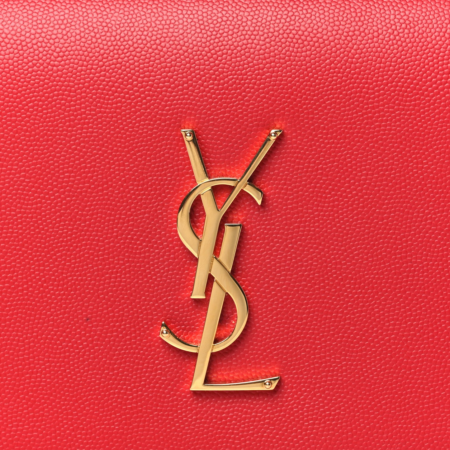 Grain De Poudre Classic Monogram Kate Clutch New Red