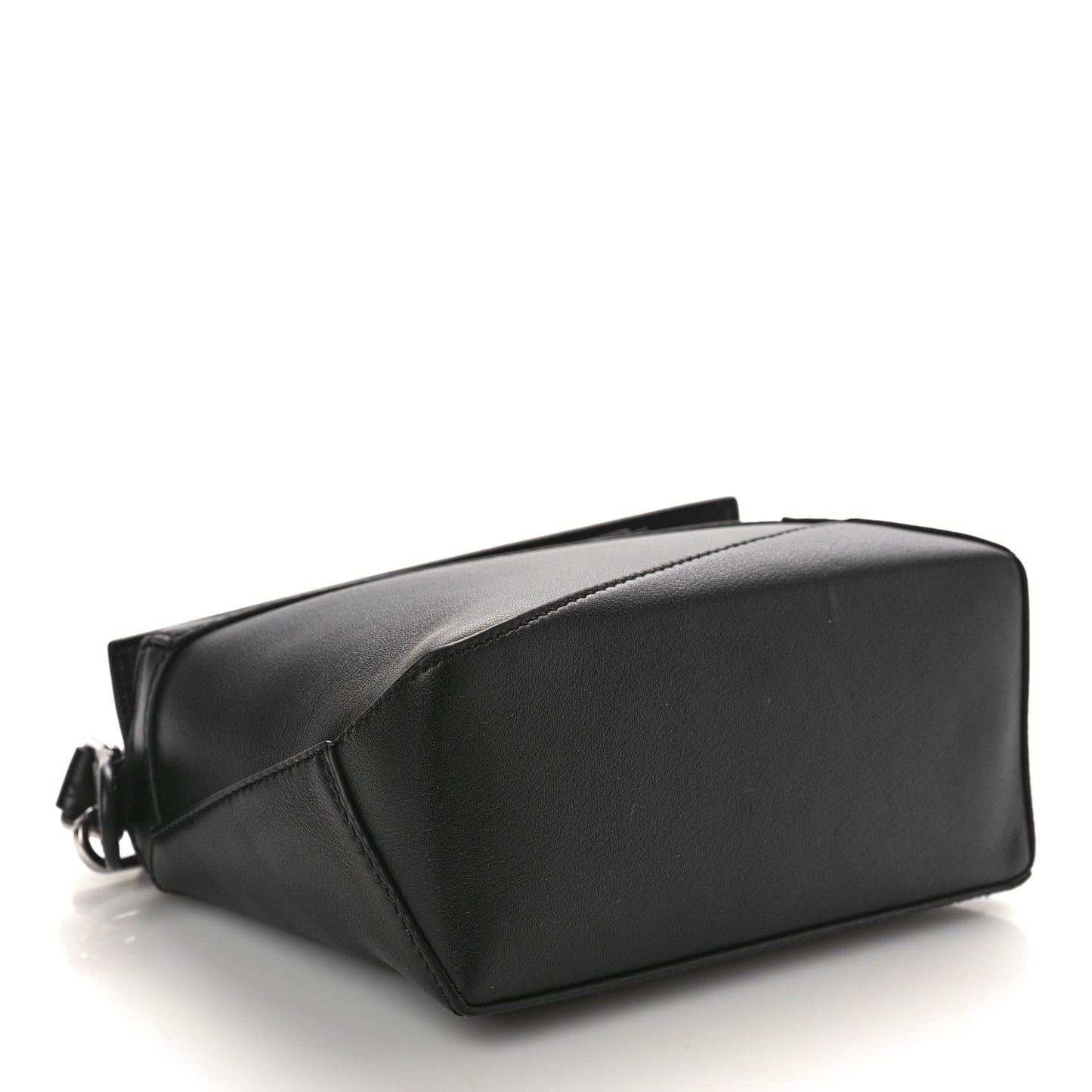 Calfskin Mini Puzzle Edge Bag Black