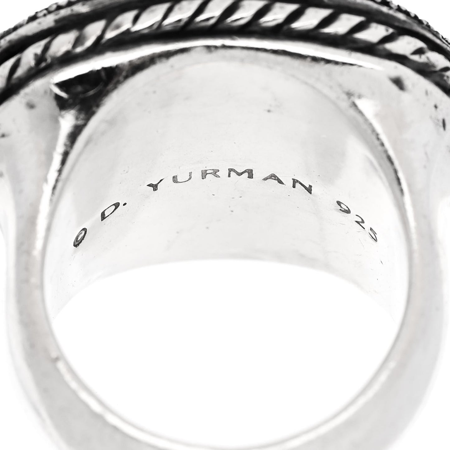 Sterling Silver Diamond Midnight Melange Ring 54 7