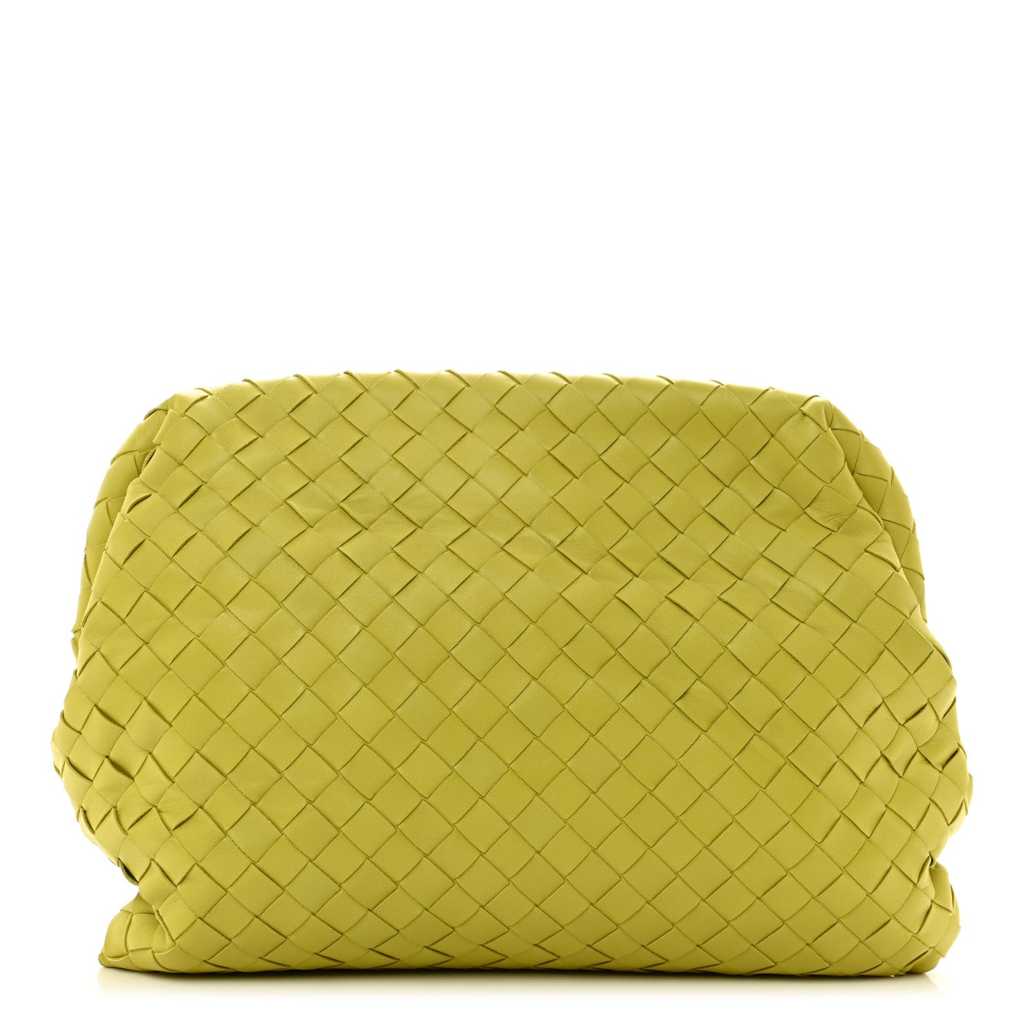 Bottega Veneta Nappa Intrecciato BV Clasp Document Case Kiwi 1 of 8