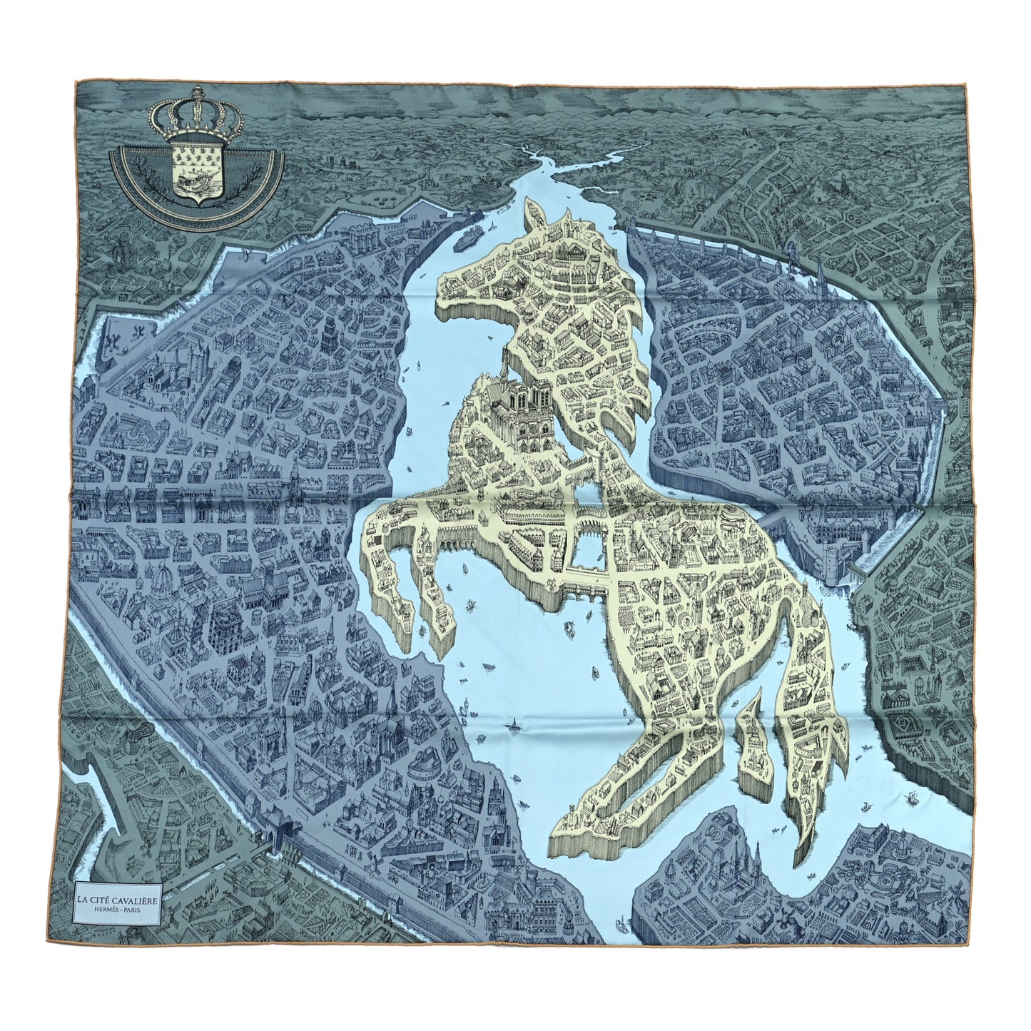 Silk La Cite Cavaliere Scarf 90
