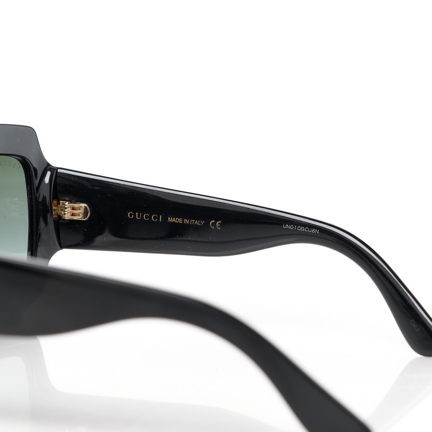 Acetate Square Frame Sunglasses GG0053S Black