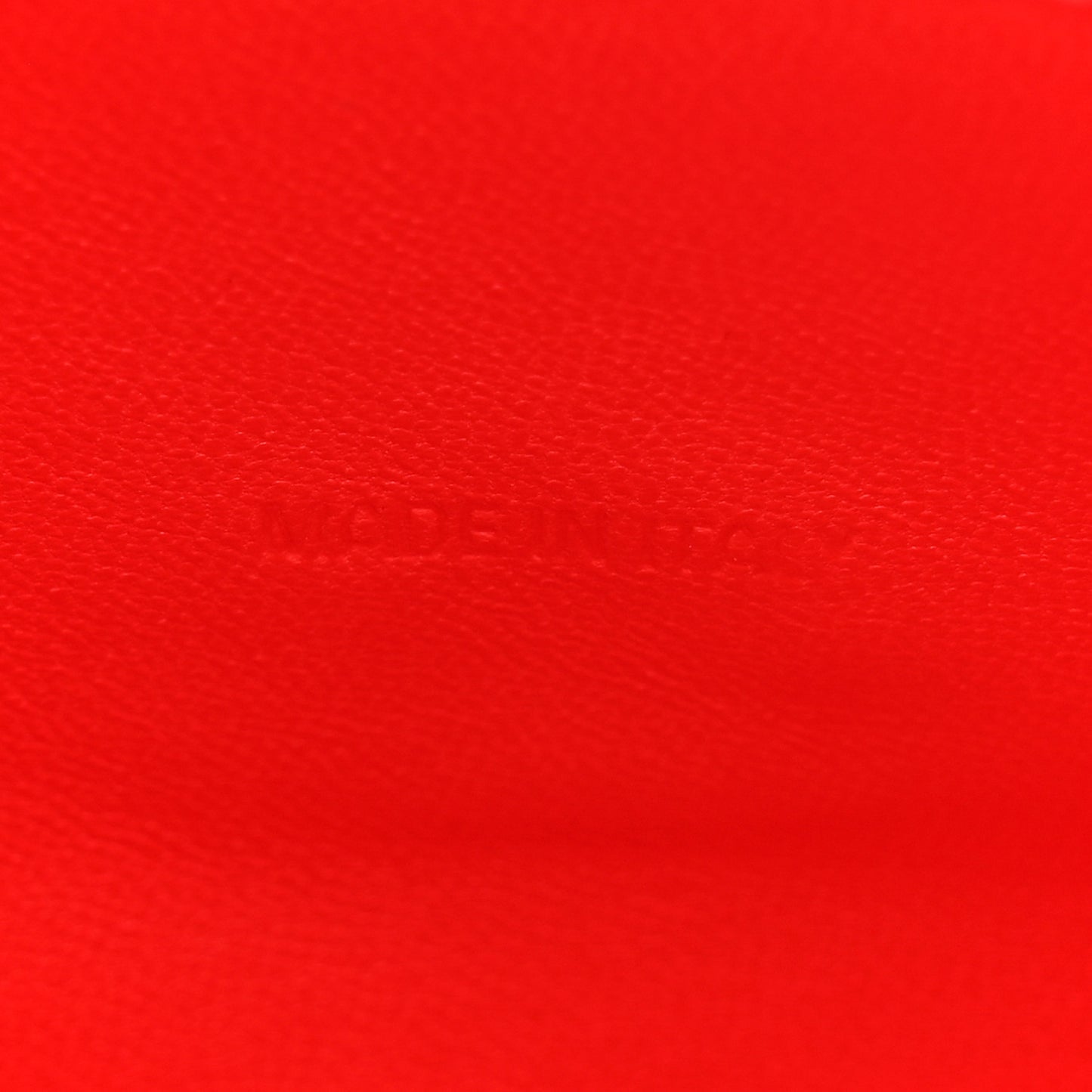 X ADIDAS Shiny Box Calfskin Hourglass Top Handle Bag XS Bright Red