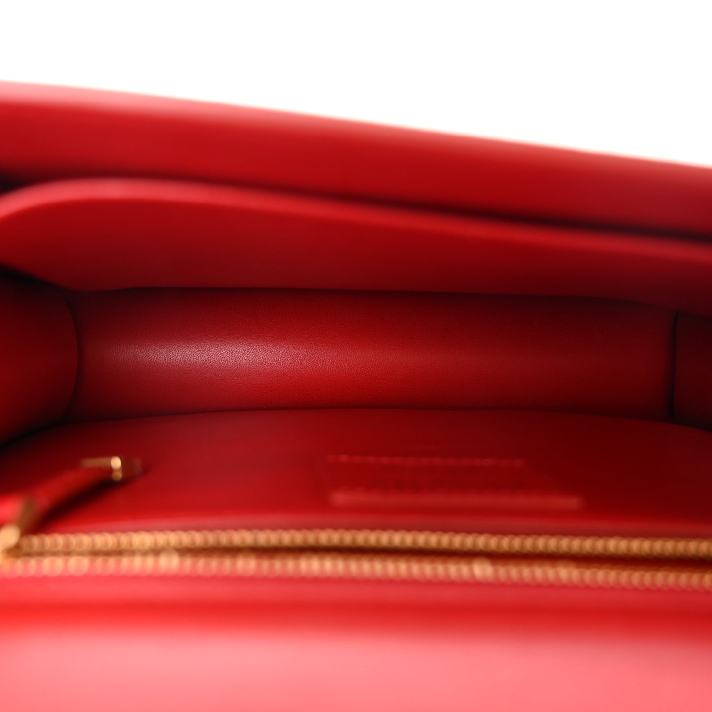 Grained Calfskin 30 Montaigne Flap Bag Red