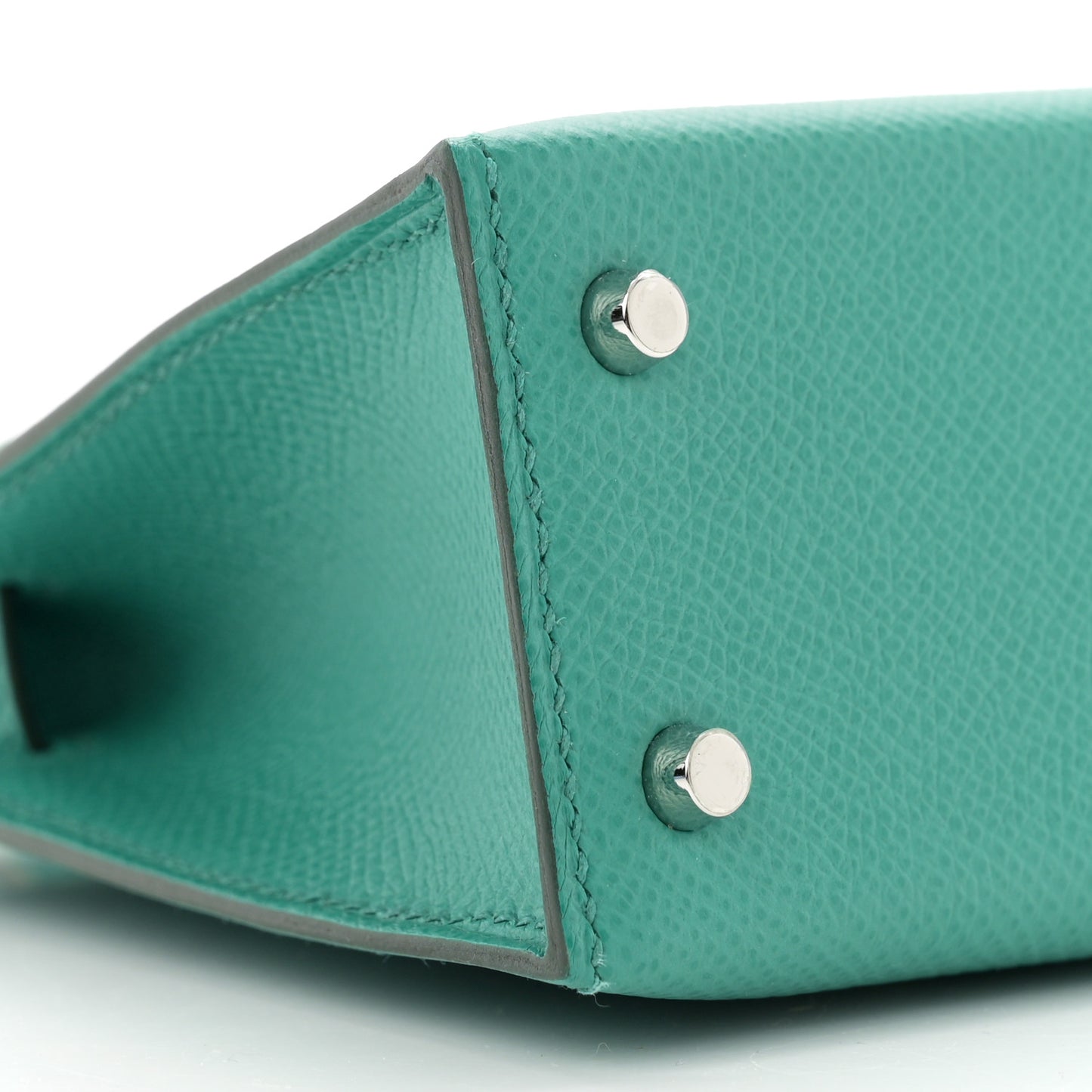 Epsom Mini Kelly Sellier 20 Vert Jade Bleu Paradis Bleu Saphir