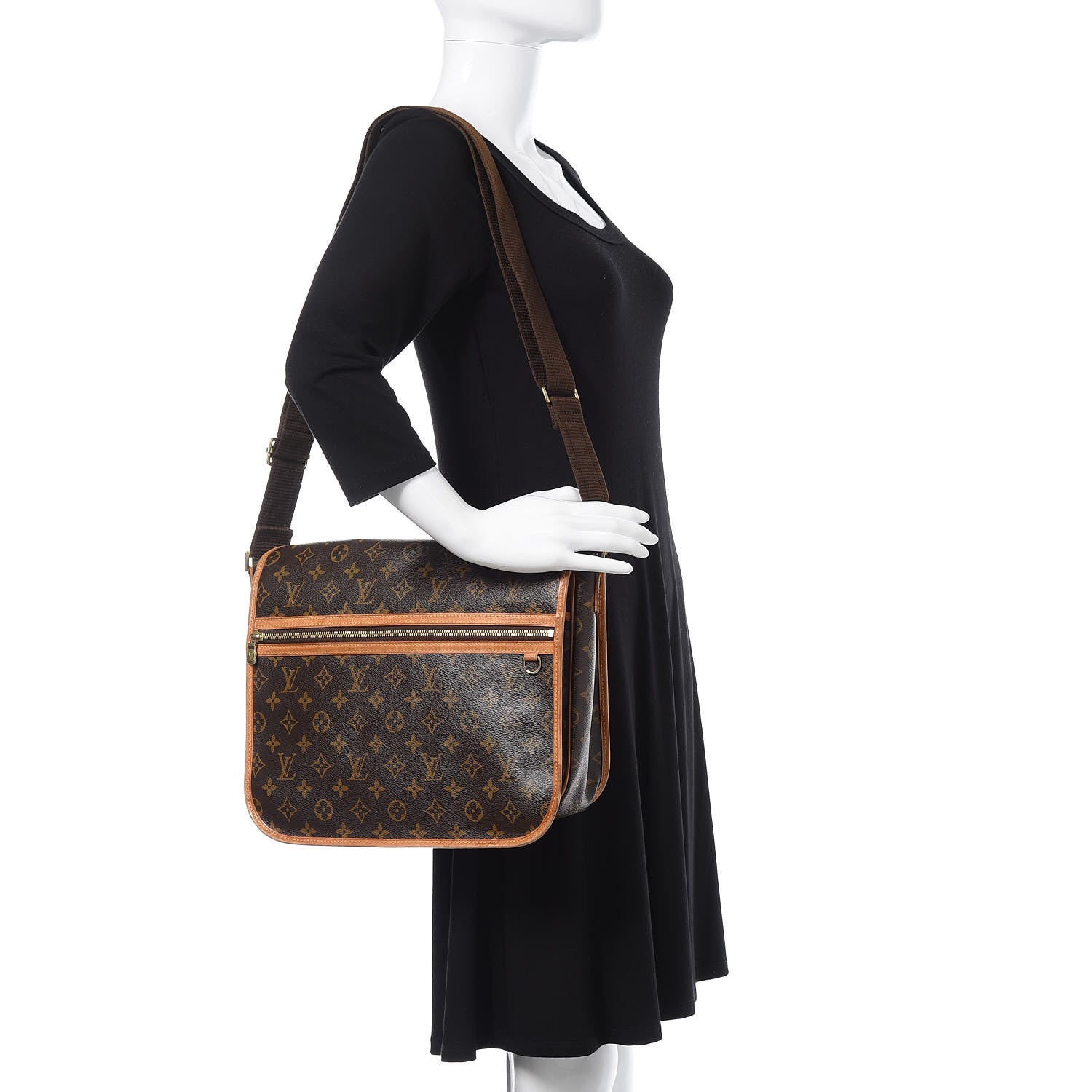 Louis Vuitton Monogram Bosphore GM Messenger Bag 2 of 14