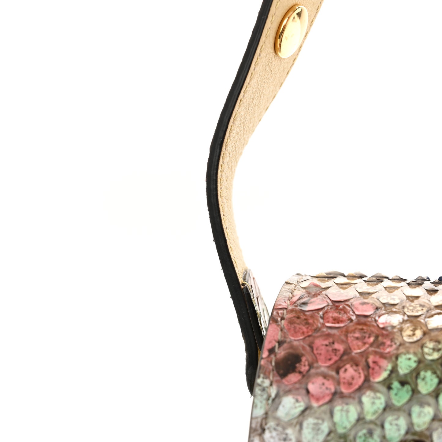 Snakeskin Horsebit 1955 Shoulder Bag Multicolor