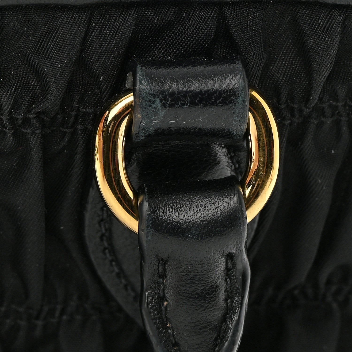 Prada Tessuto Nylon Gaufre Small Tote Black 15 of 16