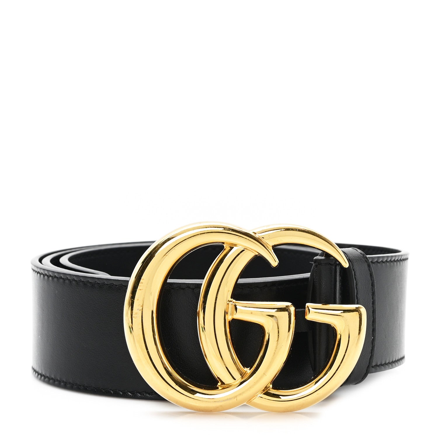 Gucci Calfskin Double G 85 34 Belt Black 1757330 – FASHIONPHILE display picture 3