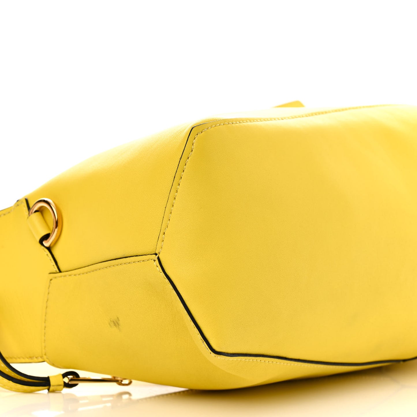 Calfskin Puzzle Hobo Lemon