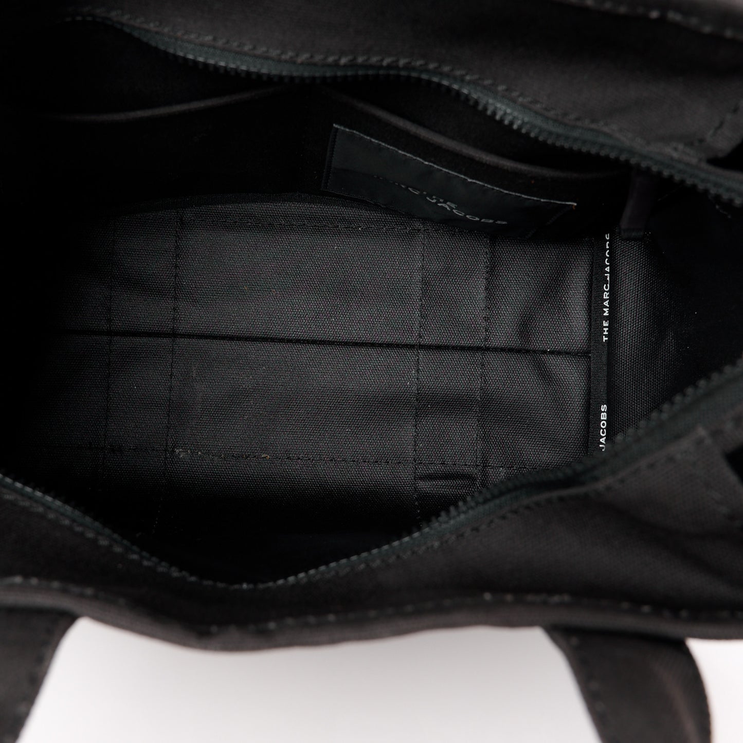 Cotton Canvas Small The Traveler Tote Bag Black