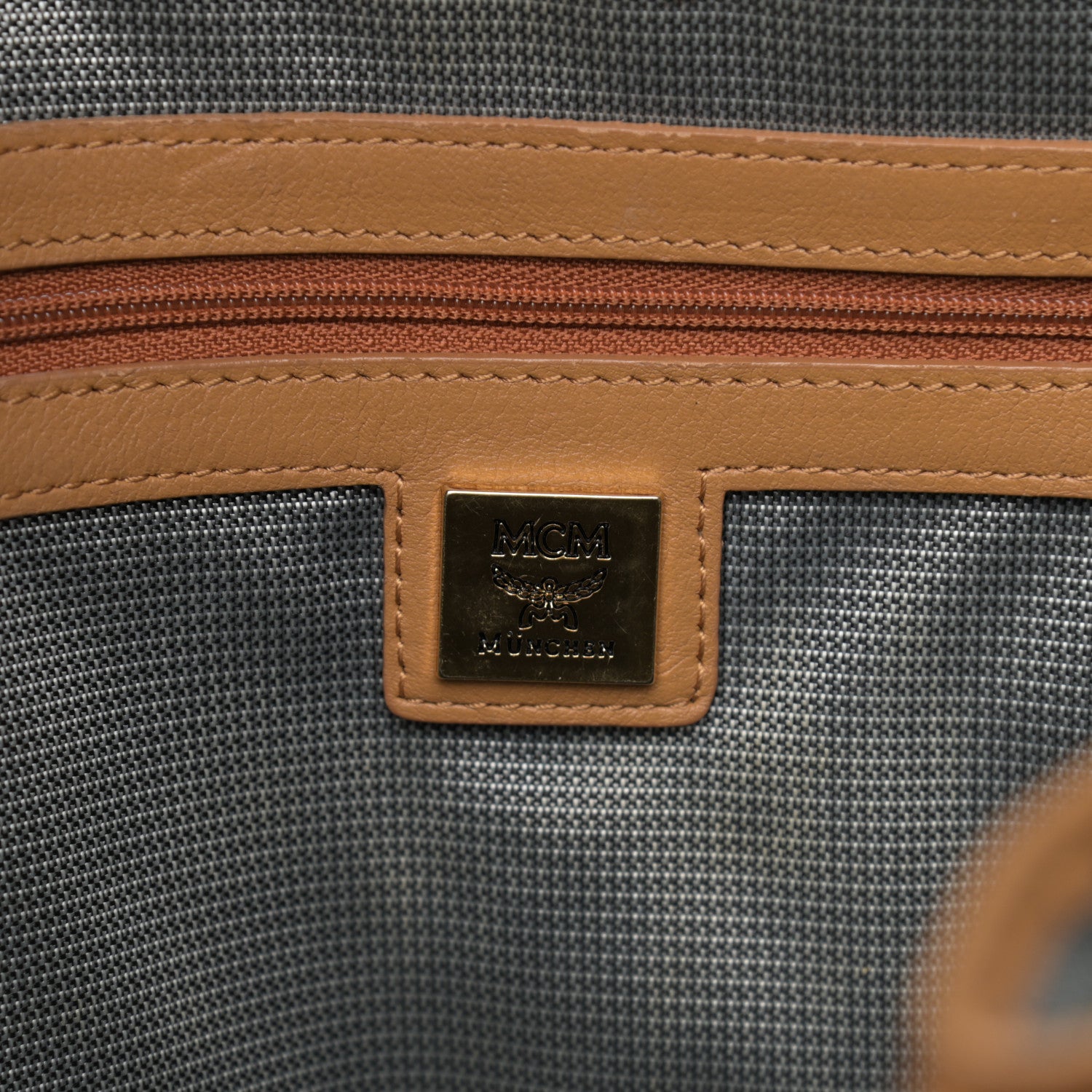 MCM Visetos Medium Side Studs Stark Backpack Cognac 6 of 12