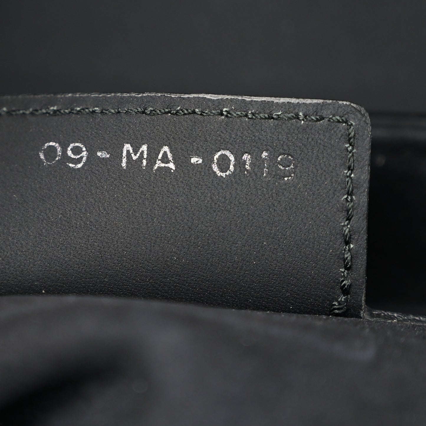 Ultra Matte Calfskin Saddle Bag Black