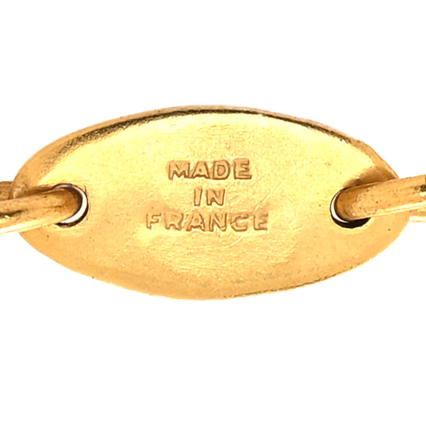 Chanel Gripoix Poured Glass Chain Belt Gold 4 of 4