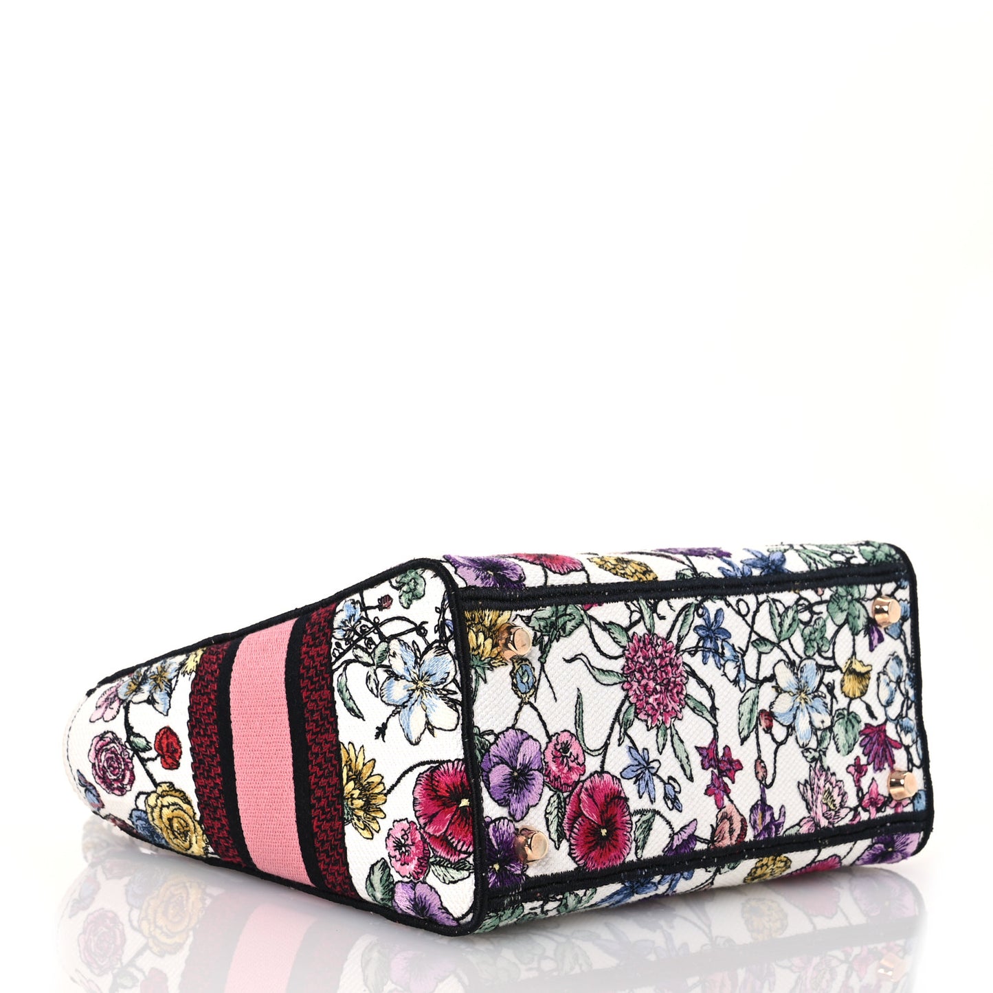 Canvas Florilegio Embroidered Medium Lady D-Lite White Multicolor
